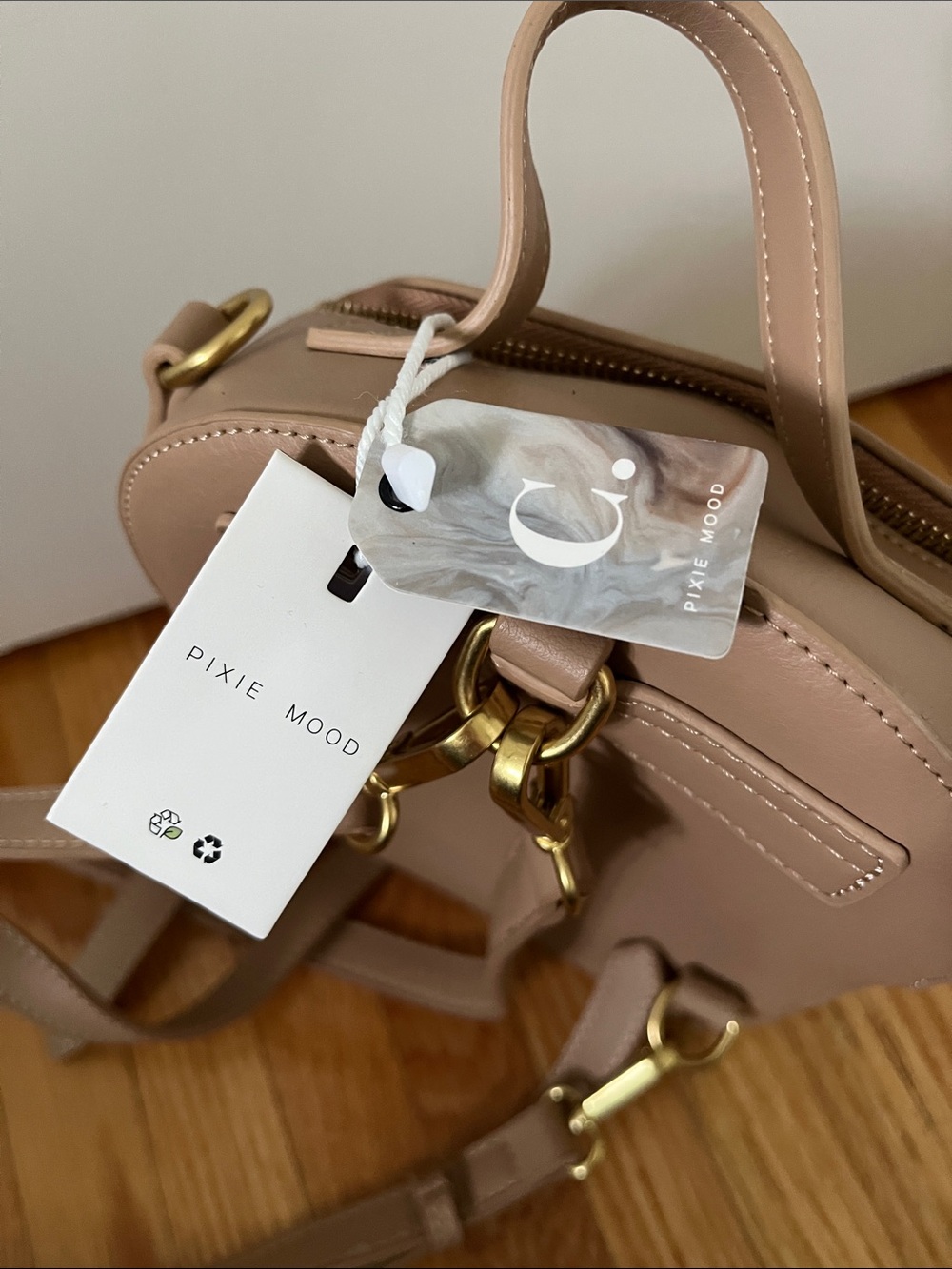 Pixie Mood Taupe Mini Backpack - Picture 5 of 8